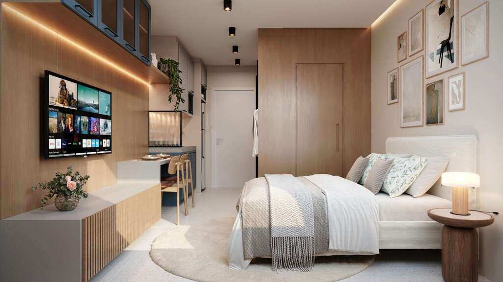 Apartamento à venda em São Paulo, Jabaquara, com 1 quarto, 27,89m²