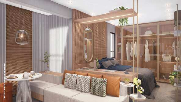 Studio à venda em São Paulo, Vila Dom Pedro I, com 1 quarto, 29,25m² - Meu Apartamento